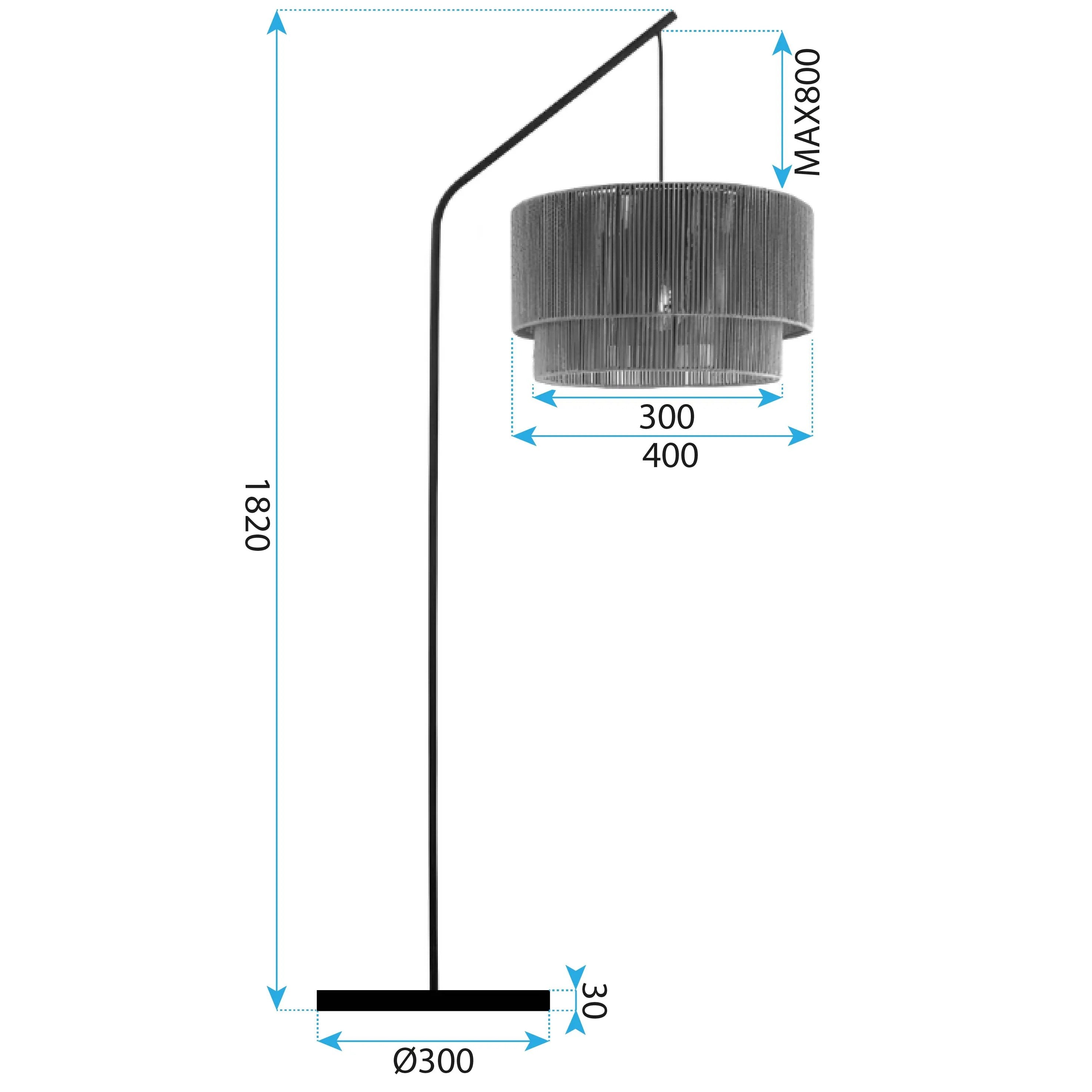 Lampa Stojąca Podłogowa APP1839-1F 4