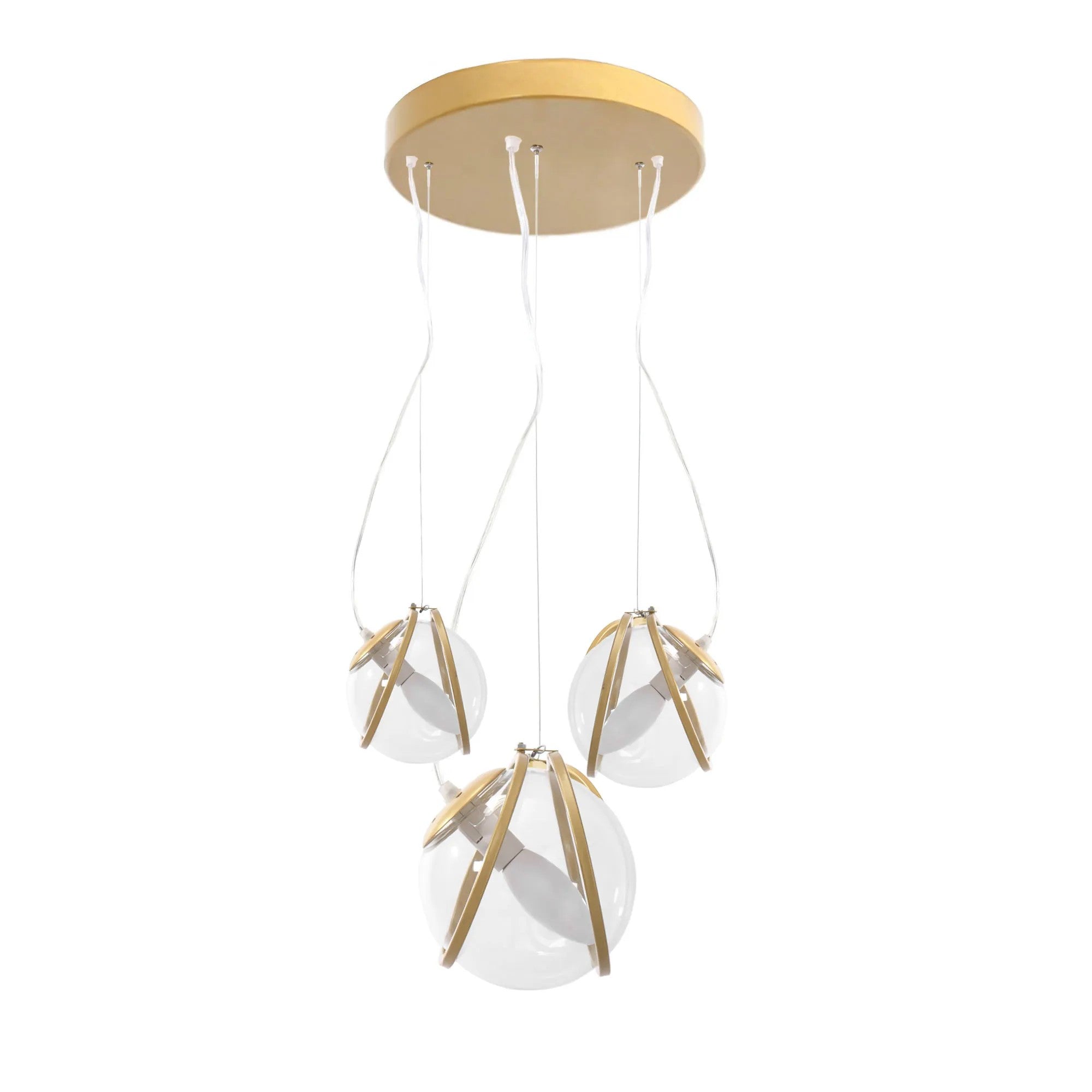 Lampa Wisząca APP1091-3CP Złota 4