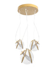 Lampa Wisząca APP1091-3CP Złota 4