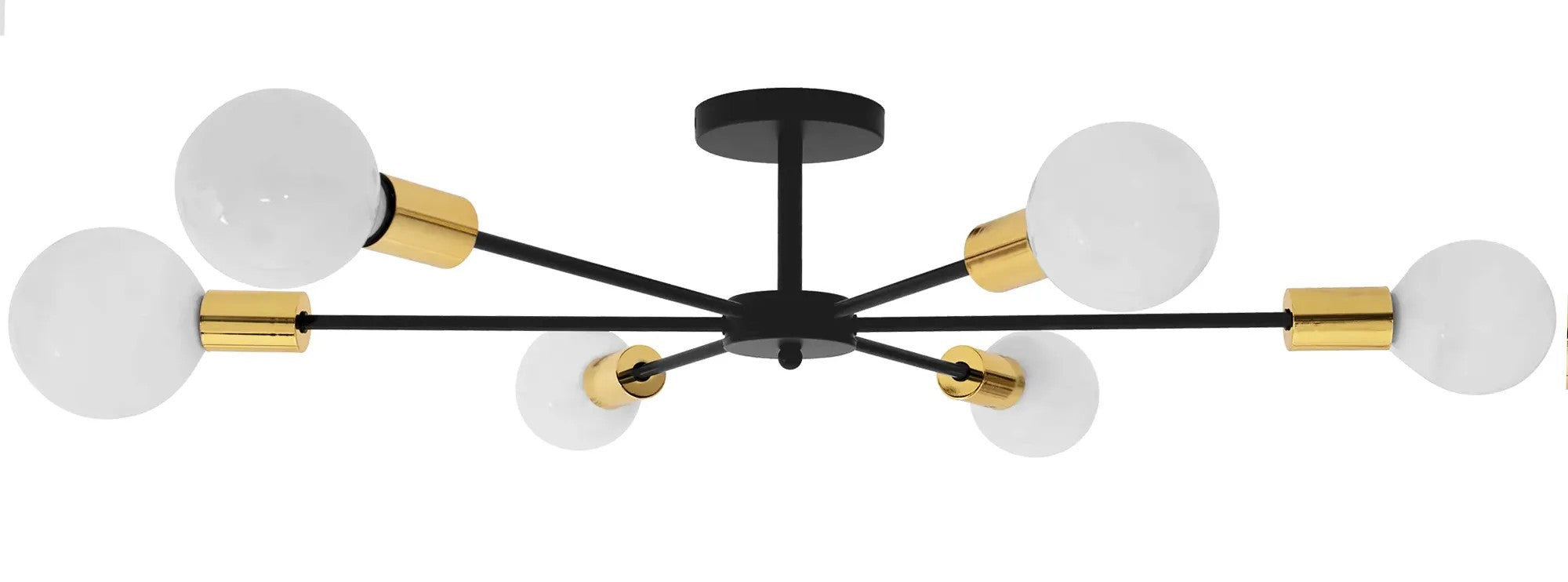 Lampa Pająk 6 APP501-6C Czarna 4