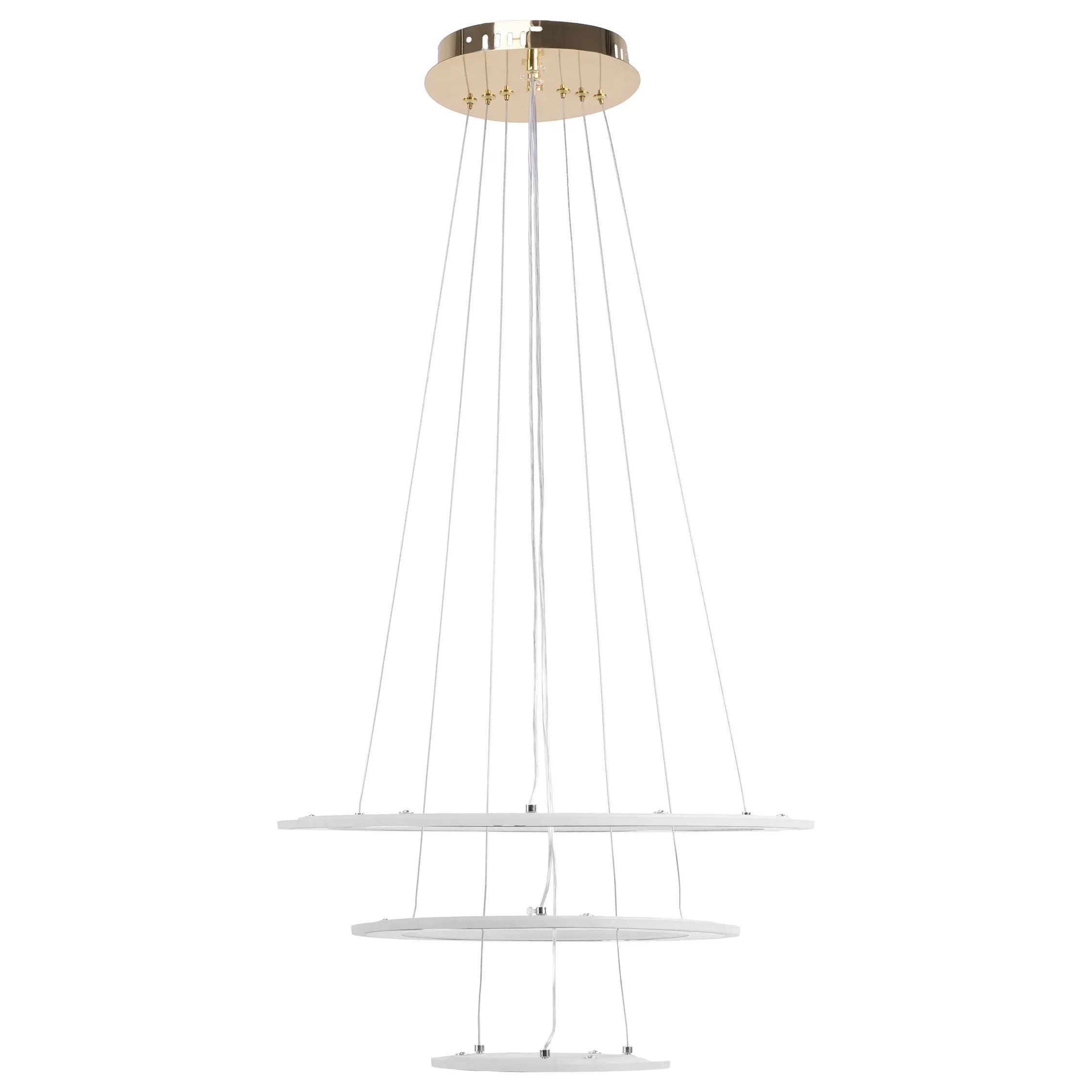 LAMPA WISZĄCA LED G042-3CP ZŁOTA 4
