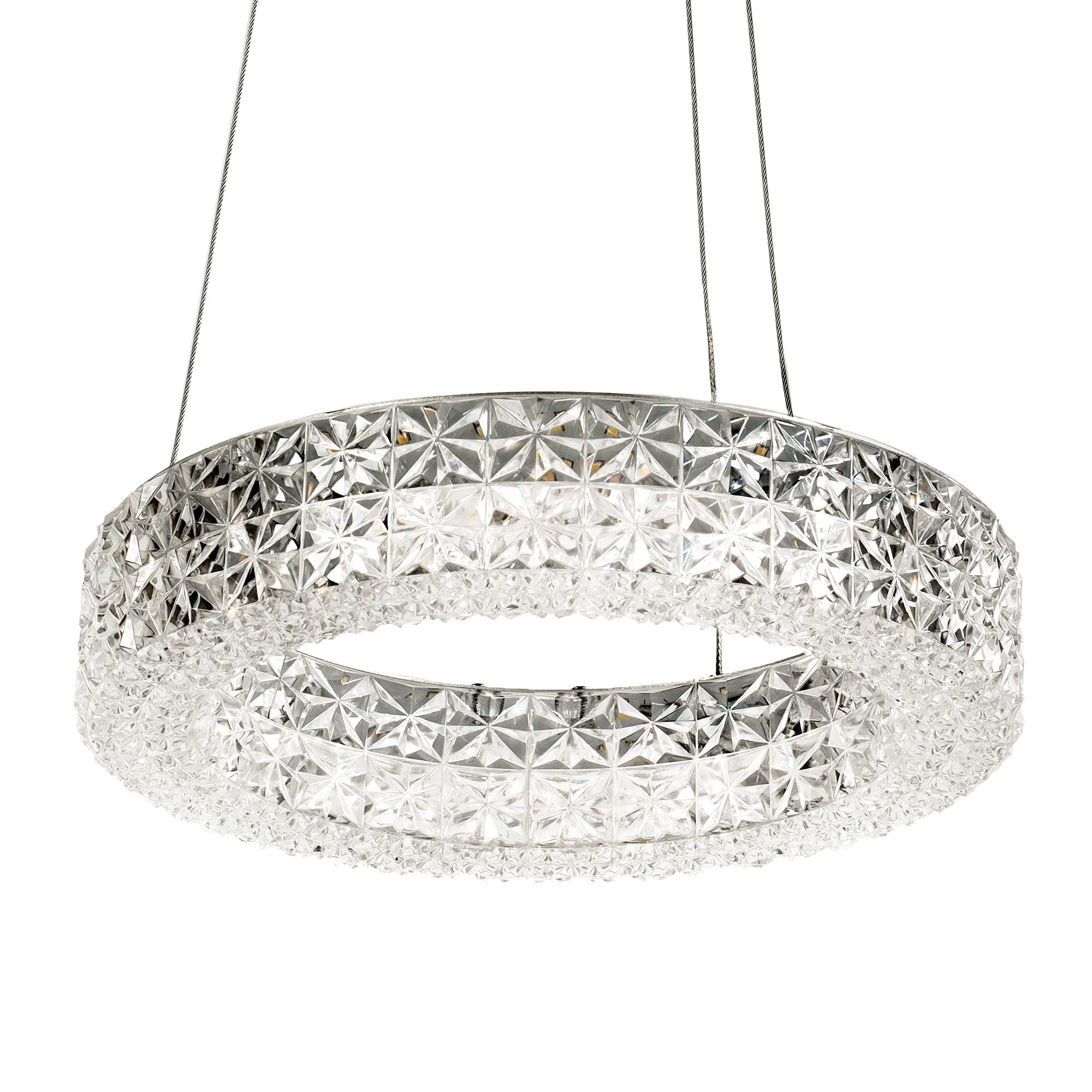 LAMPA WISZĄCA LED MS003-CP Chrom 4