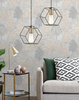 Lampa Wisząca APP1131-1CP Czarno Złota 4