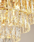 Lampa Wisząca Z Kryształami G061-CP 80CM ZŁOTA 4