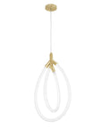 LAMPA WISZĄCA LED G017-CP ZŁOTA 4