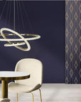LAMPA WISZĄCA LED G036-CP ZŁOTA 4