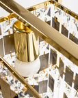 LAMPA KRYSZTAŁOWA WISZĄCA APP1113-4CP ZŁOTA 4