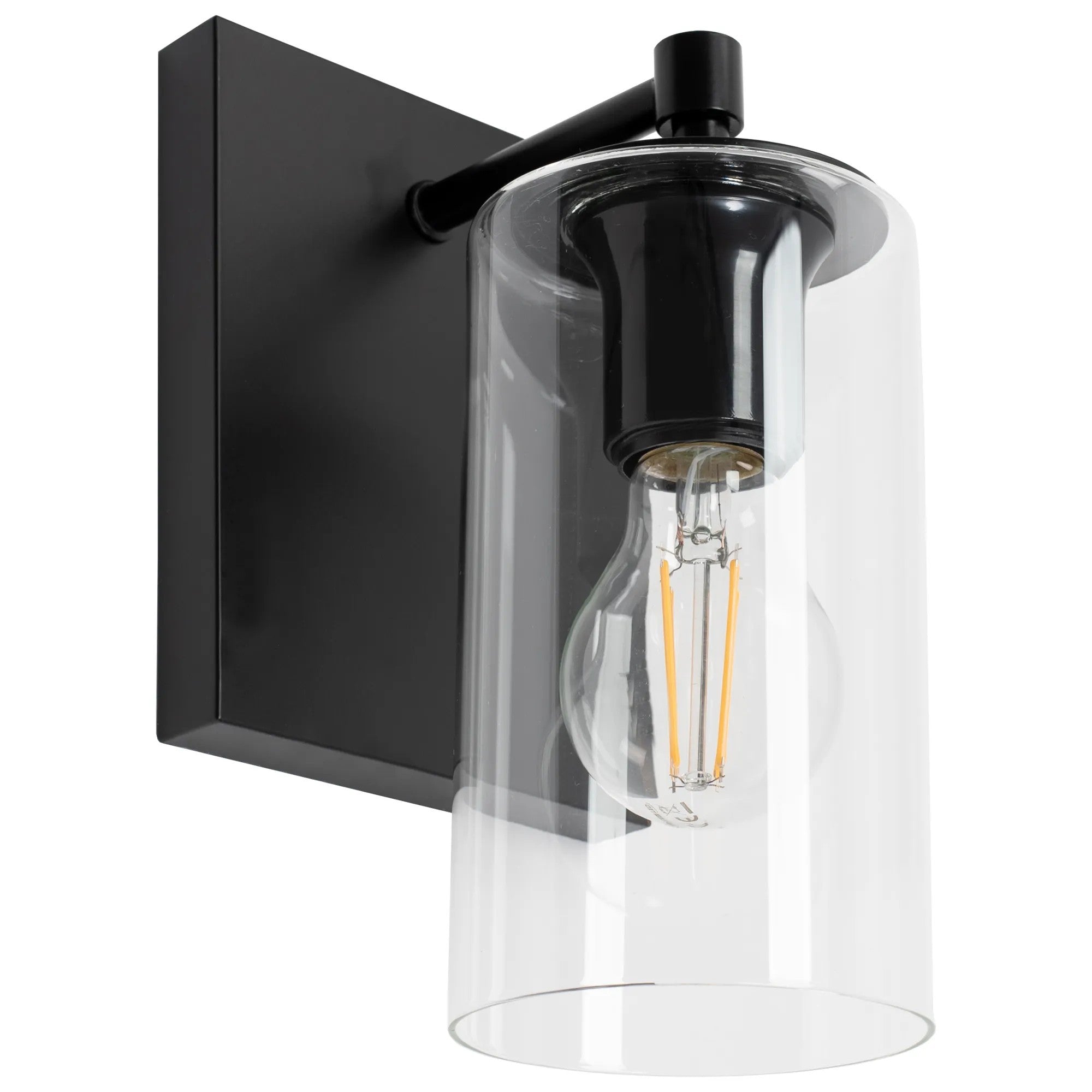 LAMPA ŚCIENNA KINKIET APP1222-1W Czarna 4