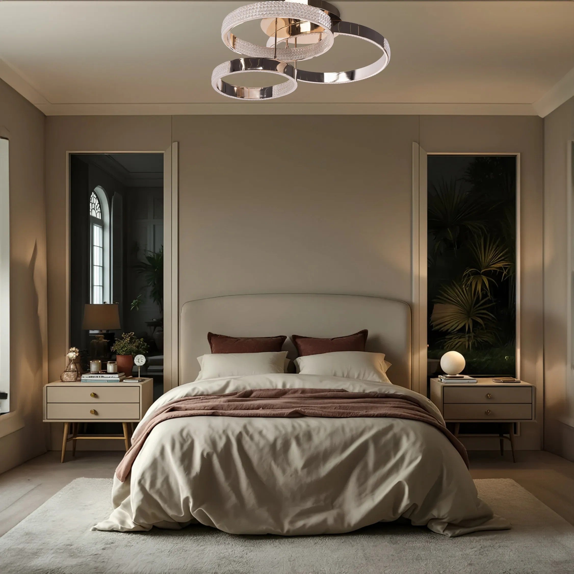 Lampa Sufitowa Nowoczesna LED G003-C Złota 4