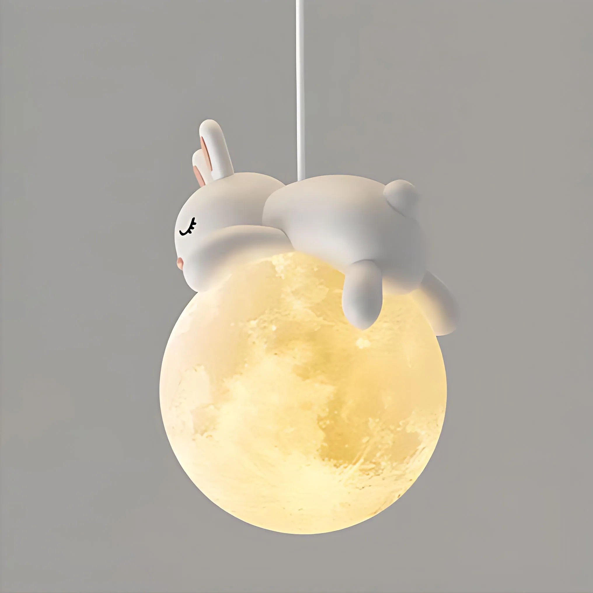 LAMPA ŚCIENNA KINKIET ŚPIĄCY KRÓLICZEK G165-1W 4