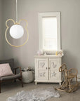 LAMPA SUFITOWA WISZĄCA Gold G105-1W 4