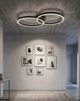 LAMPA SUFITOWA LED SWE061-C PLAFON CZARNA 4