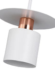 Lampa Wisząca APP1146-1CP Biało Różowe Złoto 4