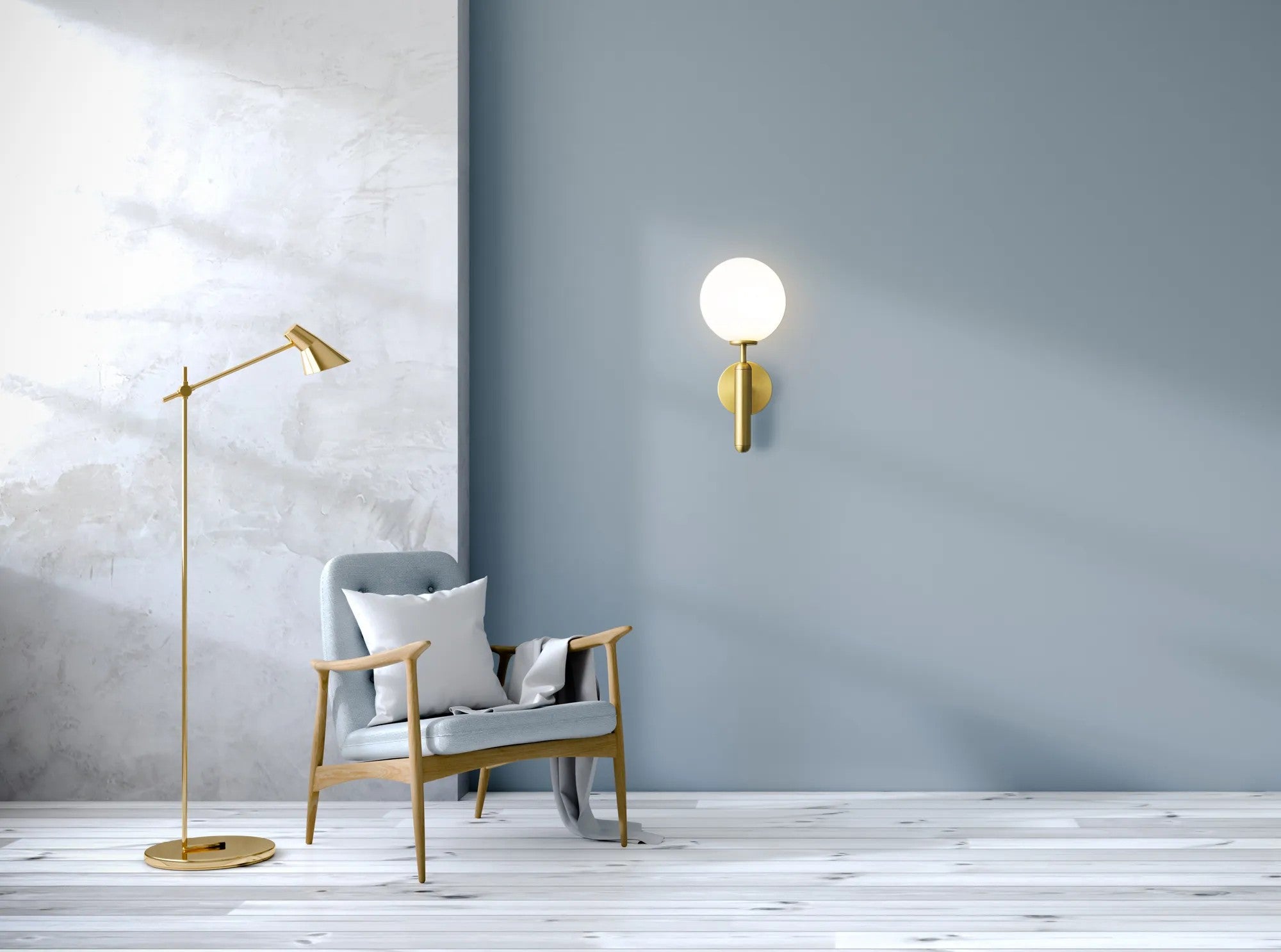 LAMPA ŚCIENNA KINKIET APP894-1W Złota 4