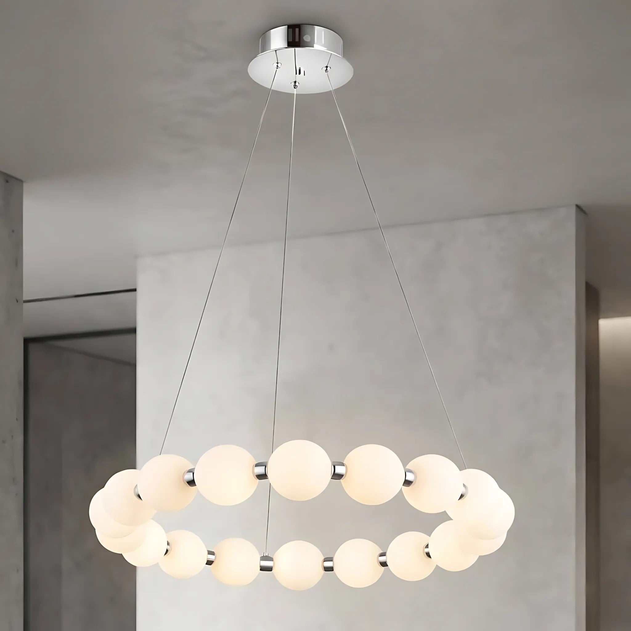 LAMPA WISZĄCA LED G183-CP CHROM 4
