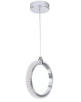 Lampa Sufitowa Wisząca LED LHJ126-W Chrom 4