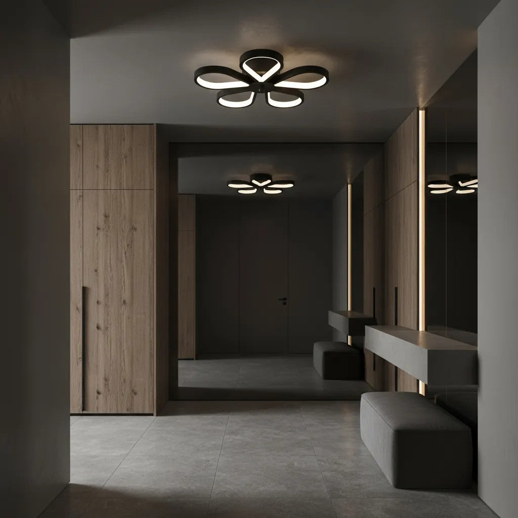 Lampa Sufitowa LHJ075-C Plafon LED CZARNA 4