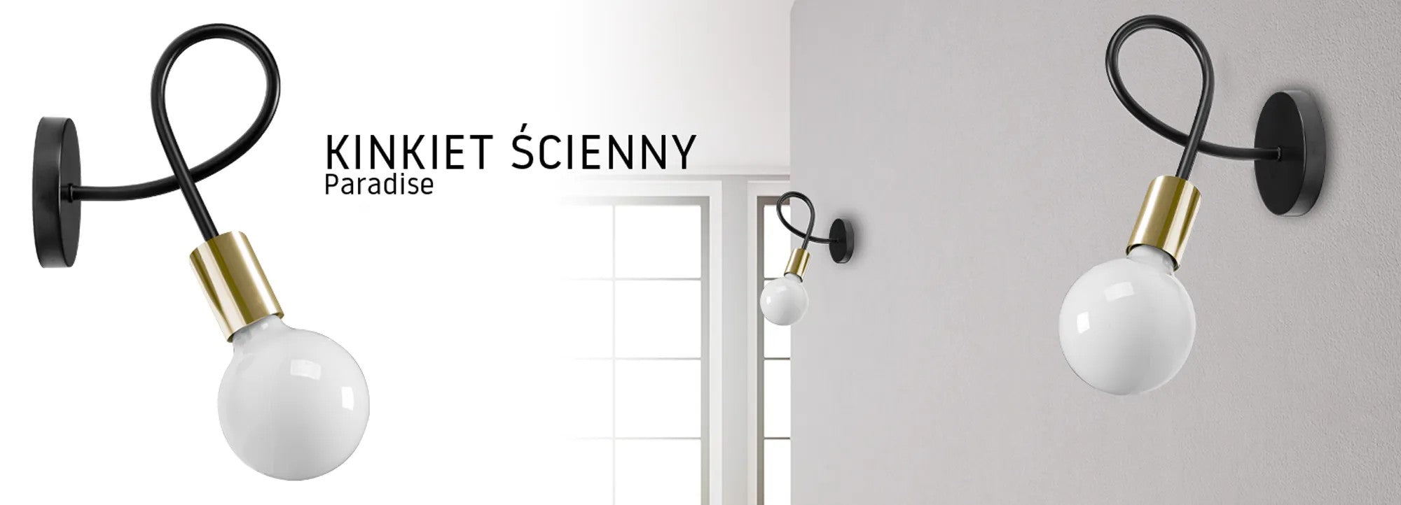 Lampa Kinkiet Ścienny Metalowy Loft PARADISE APP516-1W Złota 4