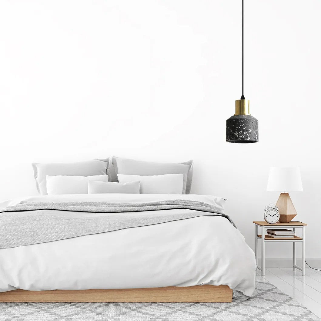 Lampa Sufitowa Wisząca Betonowa Lastri APP930-1CP Czarna 4