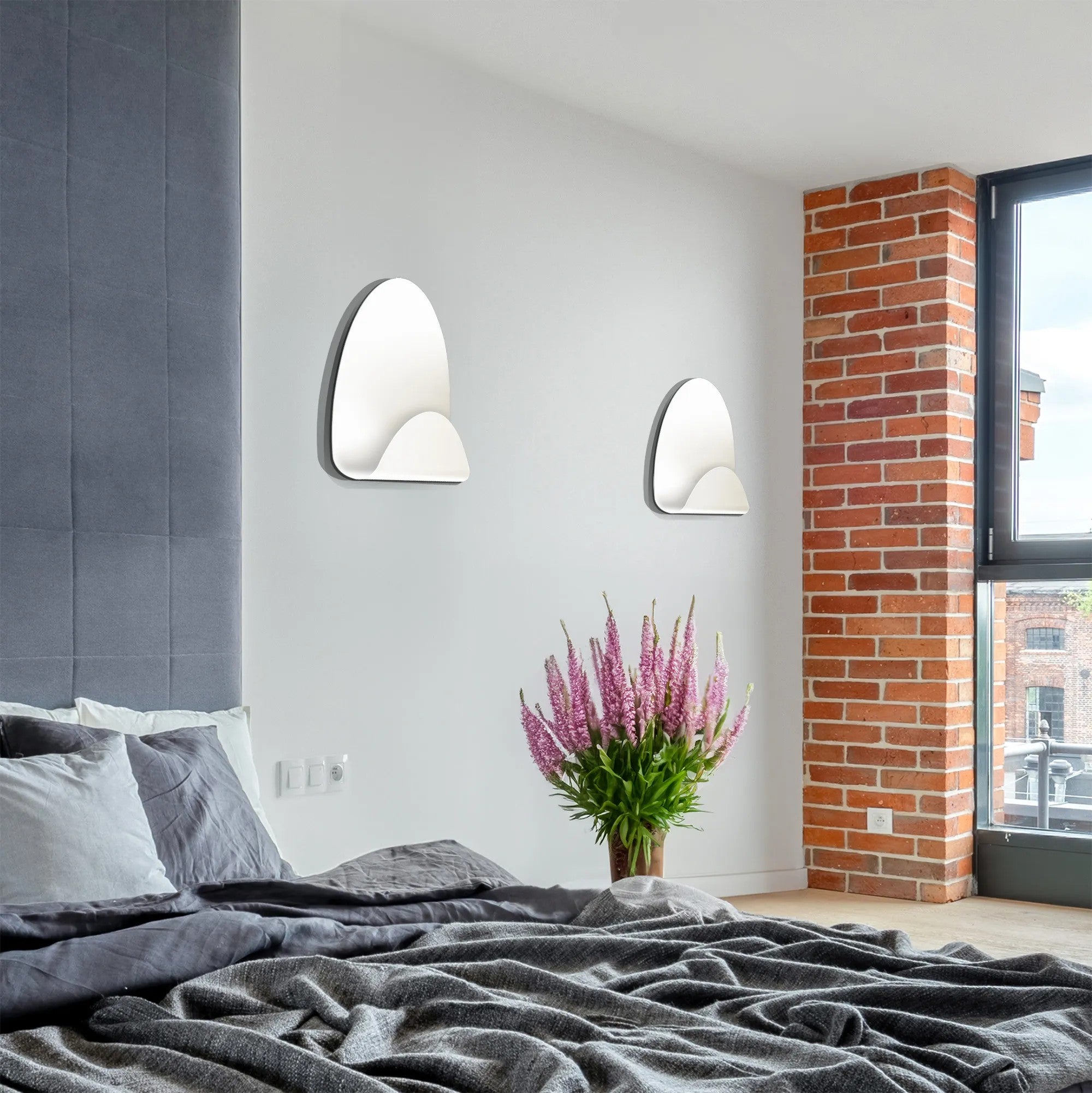 LAMPA ŚCIENNA KINKIET APP1428-W BIAŁA 4