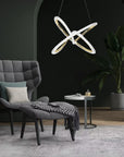 LAMPA WISZĄCA LED G035-CP ZŁOTA 4