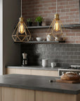 LAMPA WISZĄCA DIAMENT 392197 Jasno Złota 4