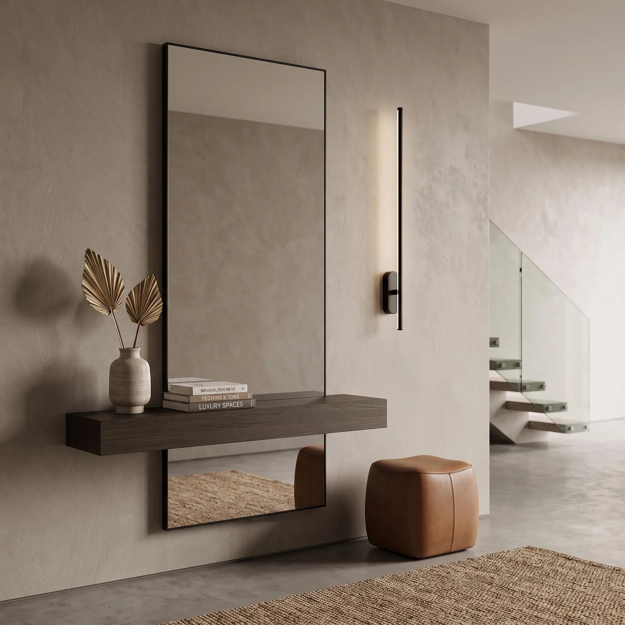LAMPA KINKIET DO SALONU LED NEUTRALNY 12W 92CM APP584-1W 4