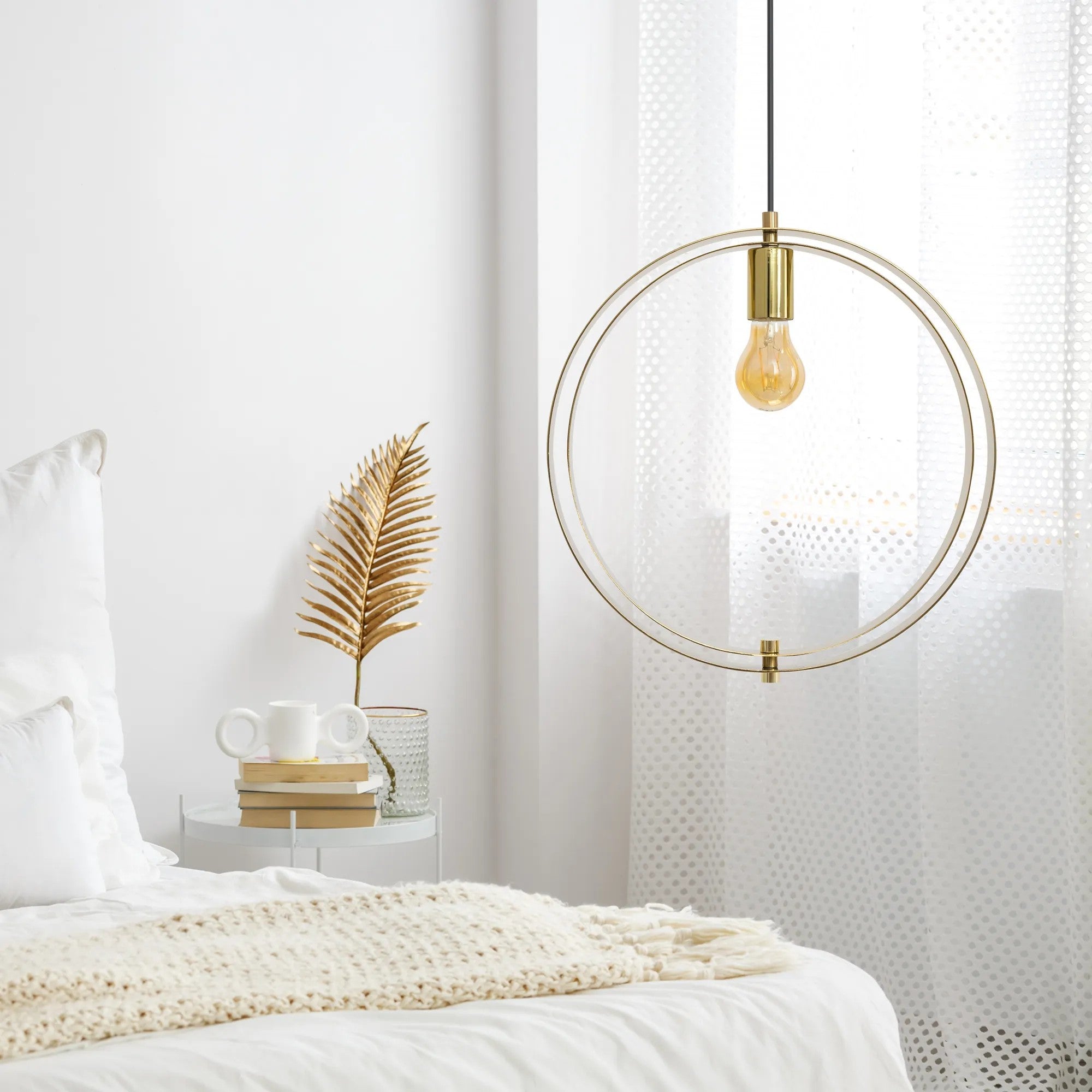 LAMPA SUFITOWA WISZĄCA GLAMOUR APP961-1CP Złota 4