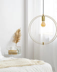 LAMPA SUFITOWA WISZĄCA GLAMOUR APP961-1CP Złota 4