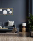 Lampa Wisząca APP1020-5CP Złota 4