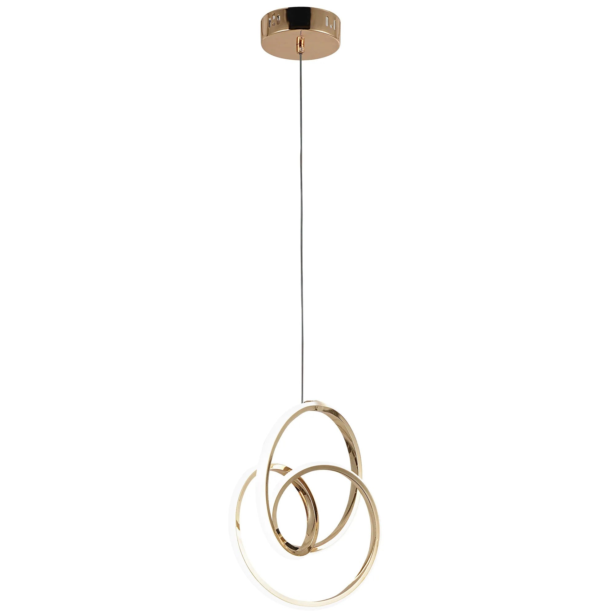LAMPA WISZĄCA LED G076-1CP Złota 4