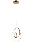 LAMPA WISZĄCA LED G076-1CP Złota 4