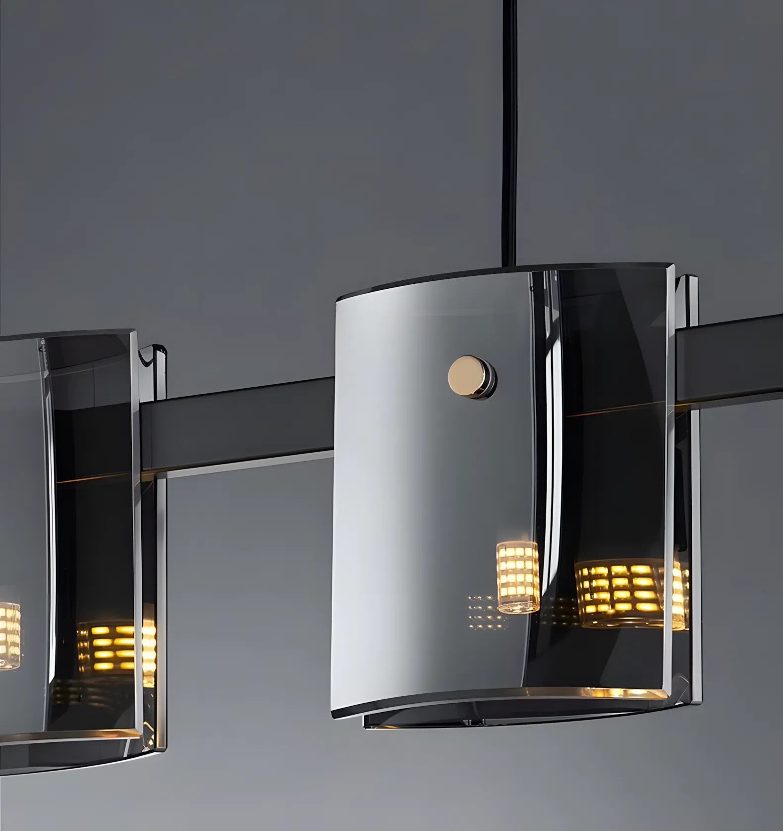 LAMPA WISZĄCA 5-punktowa APP1706-5CP GREY G9 4