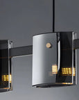 LAMPA WISZĄCA 5-punktowa APP1706-5CP GREY G9 4