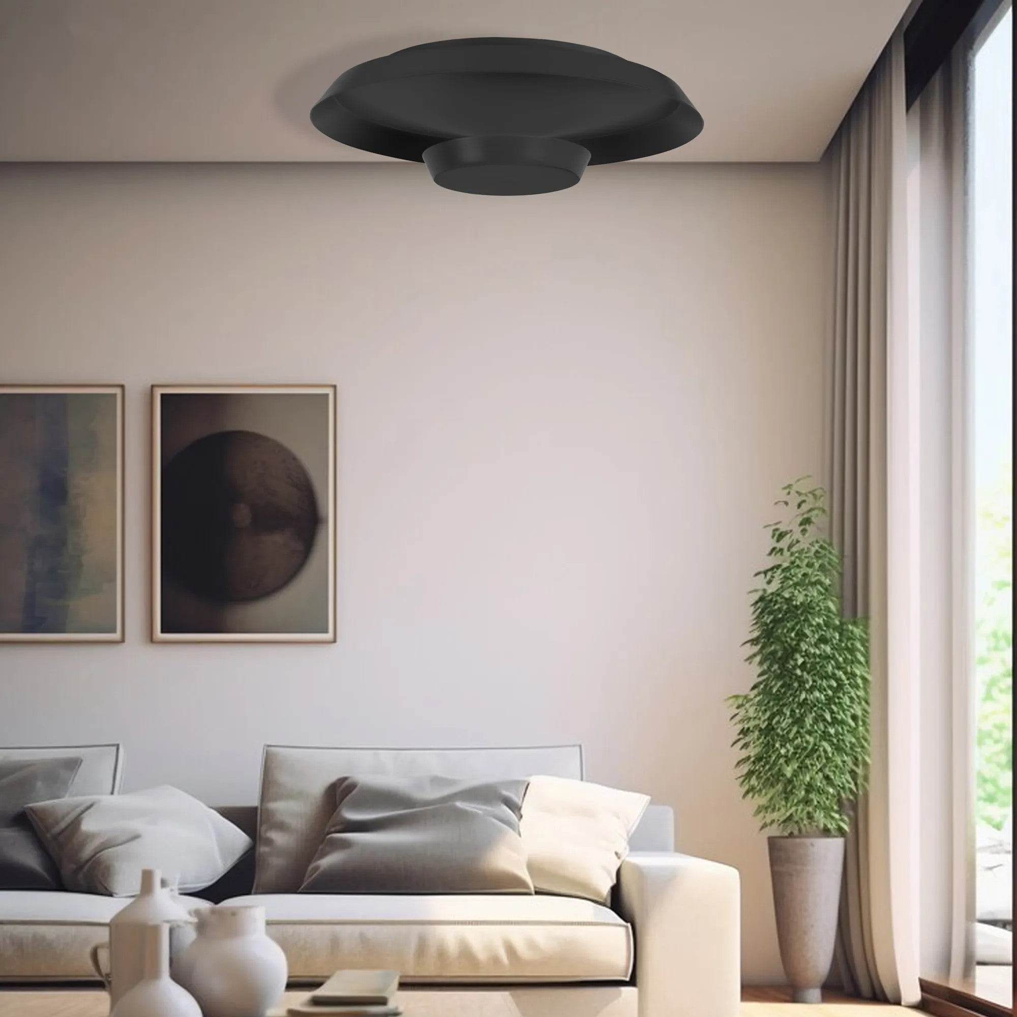LAMPA SUFITOWA LED BLACK APP1461 4
