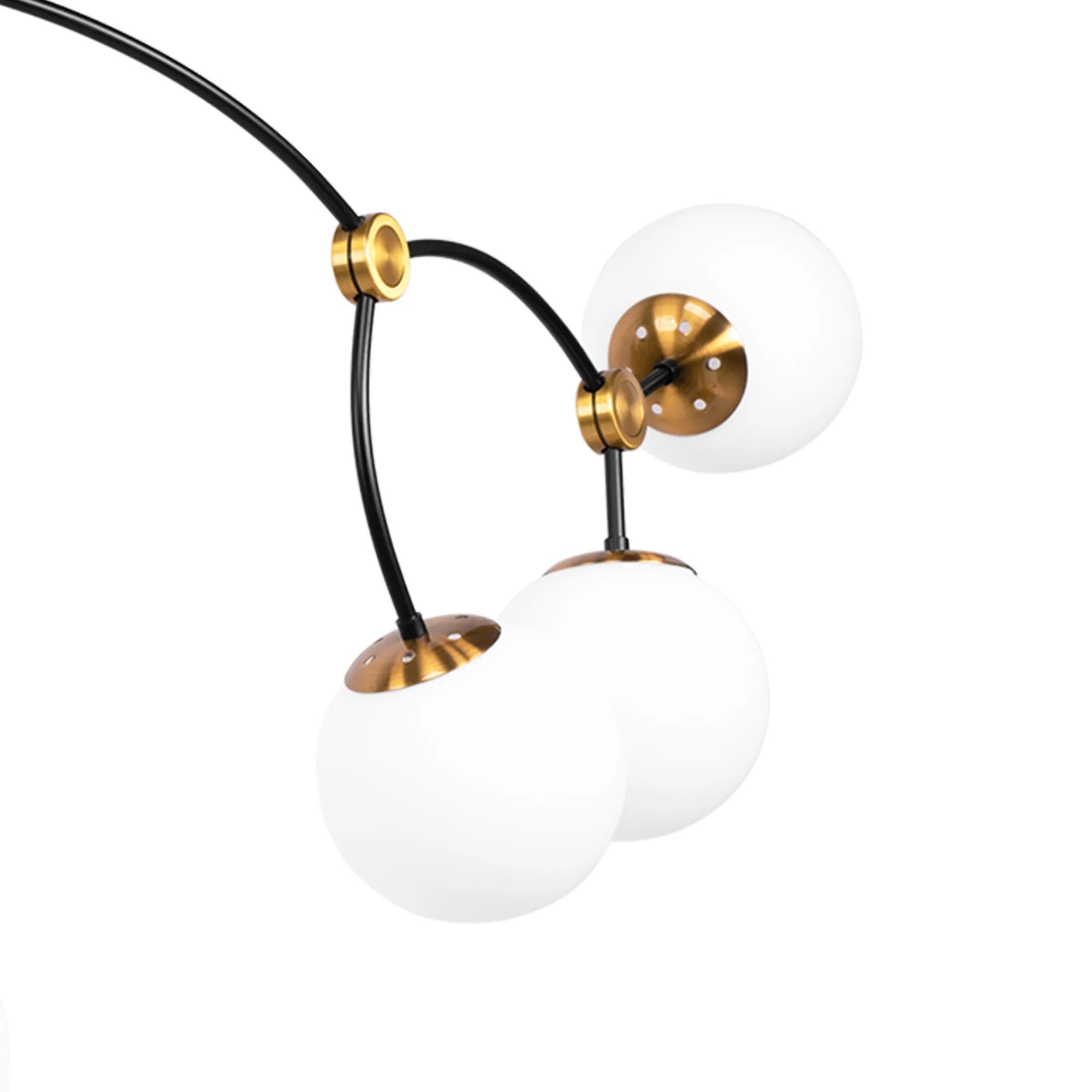 LAMPA WISZĄCA SUFITOWA CZARNY MAT APP1673-8CP 4