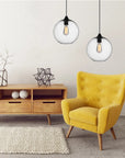 Lampa Sufitowa Wisząca Szklana APP311-1CP Loft 4