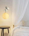 LAMPA SUFITOWA WISZĄCA MIŚ STOJĄCY NA KSIĘŻYCU G166-1CP 4