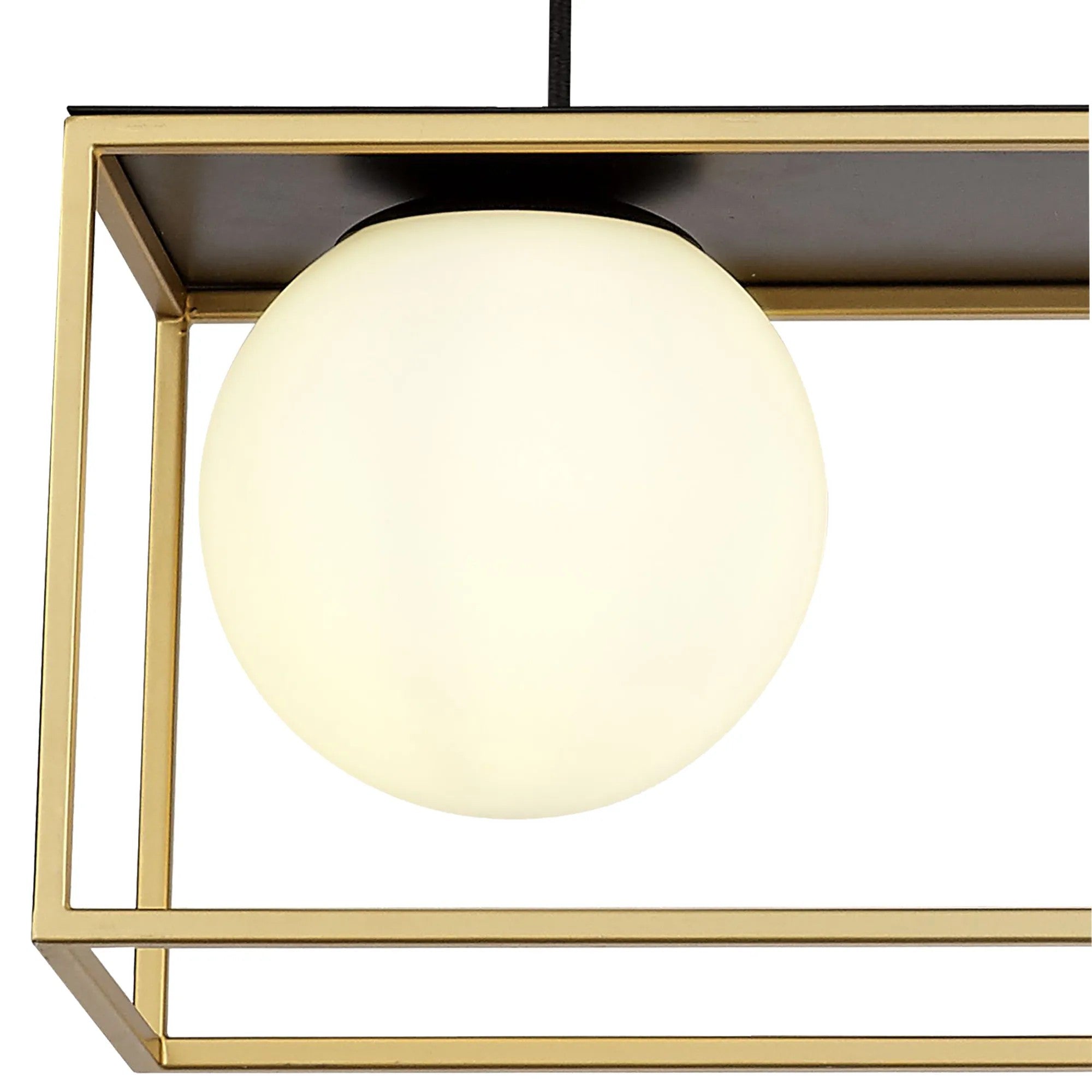 Lampa Sufitowa Czarno Złota APP1164-3CP 4