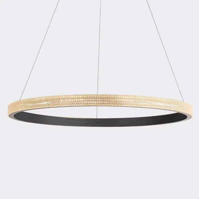 LAMPA SUFITOWA WISZĄCA LED APP1512-CP Black 4