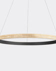 LAMPA SUFITOWA WISZĄCA LED APP1512-CP Black 4