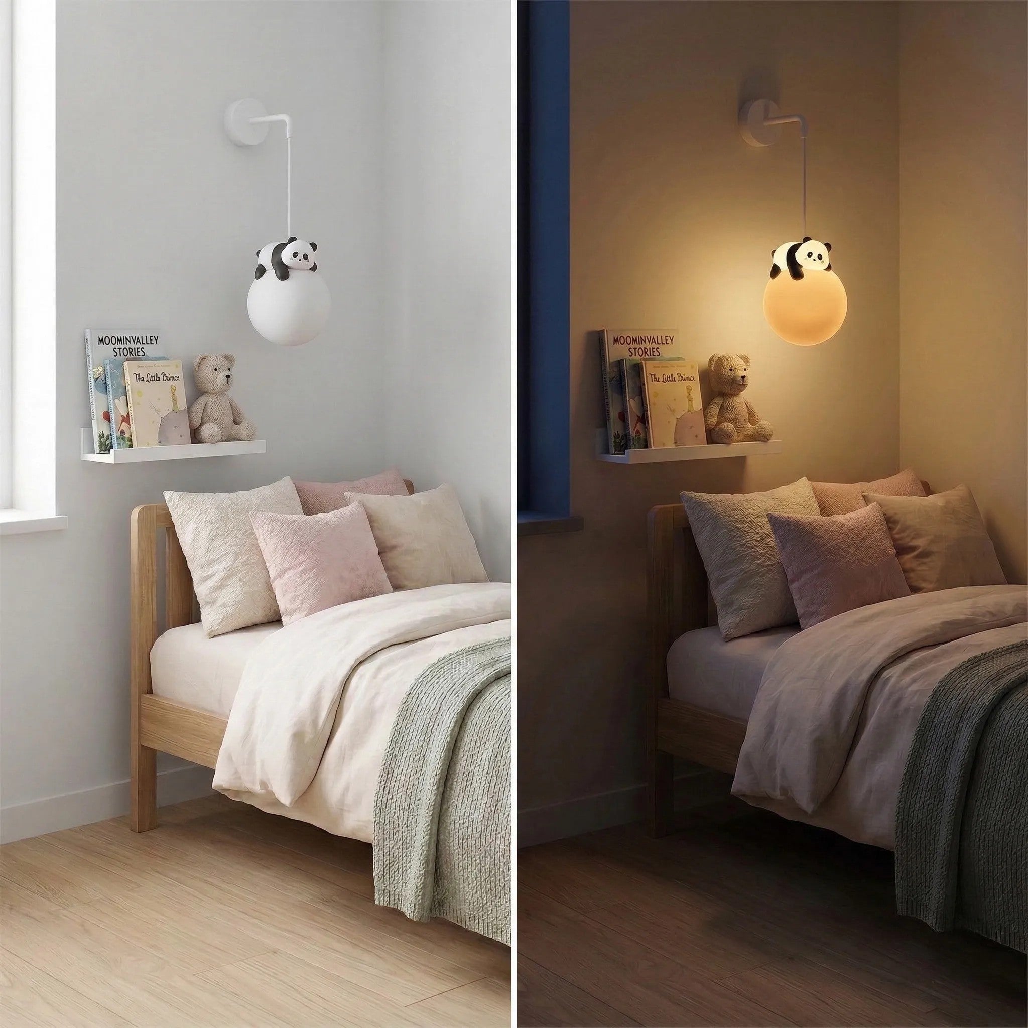 LAMPA ŚCIENNA KINKIET PANDA G163-1W 4