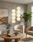 Lampa Sufitowa Wisząca LED LHJ118-4CP Złota Szczotkowana 4