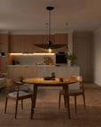 LAMPA SUFITOWA WISZĄCA APP1469-1CP Czarno/złota 4