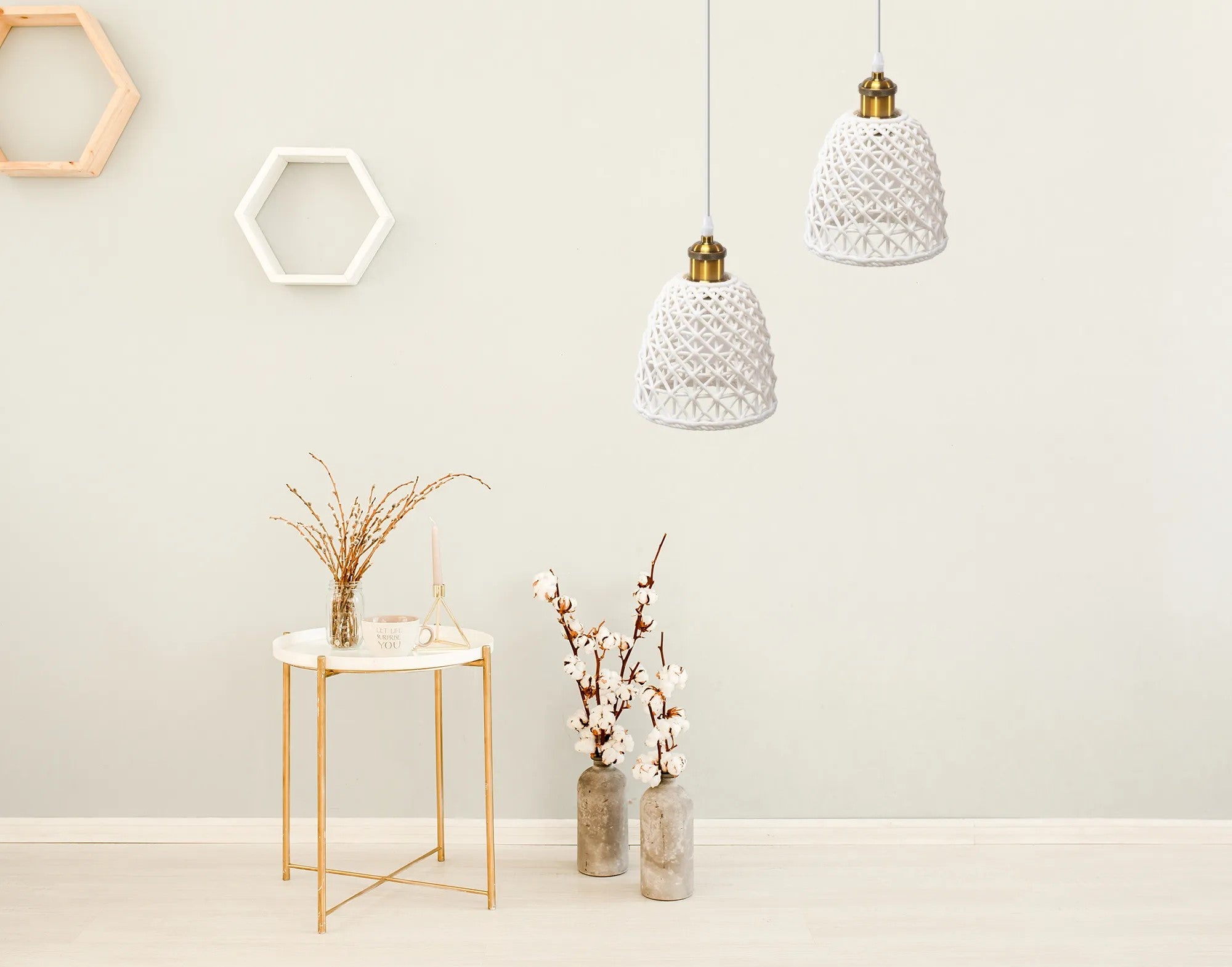 Lampa Wisząca APP1006-1CP Biała 4