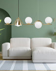 LAMPA SUFITOWA WISZĄCA Gold APP1662-5CP 4