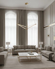 Lampa Wisząca LED APP1776-CP Złota Szczotkowana 4