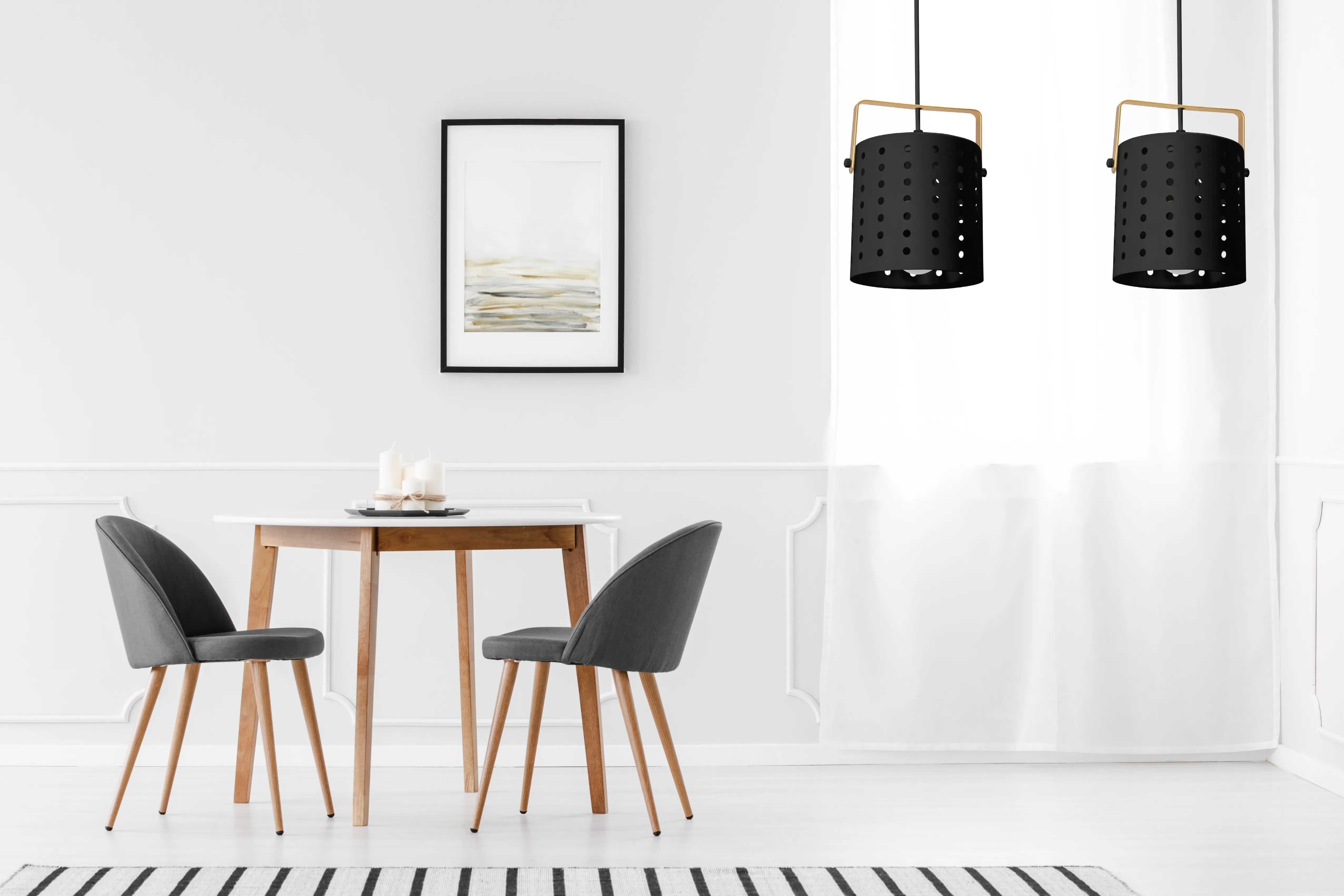 Lampa Sufitowa Nowoczesna APP956-1CP Czarna 4