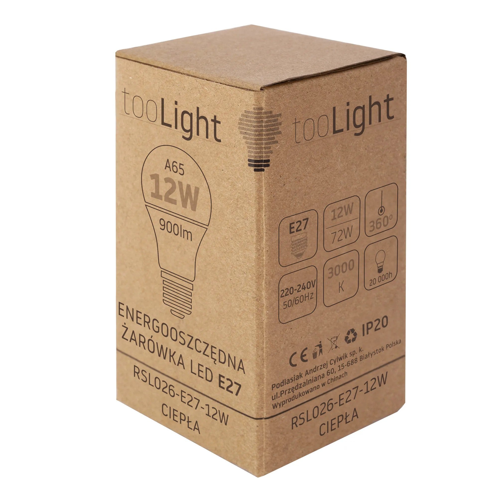 Żarówka LED Ciepła E-27 12W RSL026 4