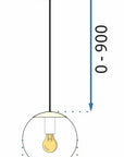 Lampa Wisząca APP1249-1C Złota 4
